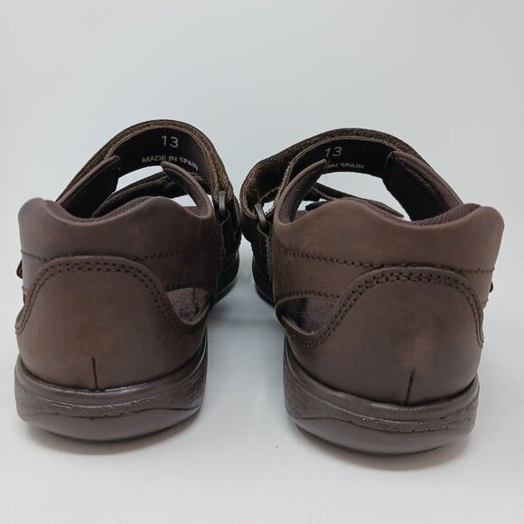 Cosyfeet BINGLEY Brown Sandals Size 13 Wide Fit Diabetic Comfort - Picture 7 of 14